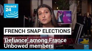 Macron's call for snap elections: 'Defiance' among France Unbowed members • FRANCE 24 English