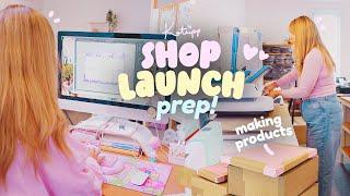 STUDIO VLOG  I made a printing mistake  week in the life prepping for a big shop launch