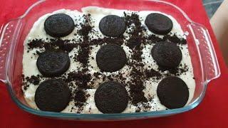 No bake Oreos dessert/quick and easy oreos dessert/Rabia's lifestyle