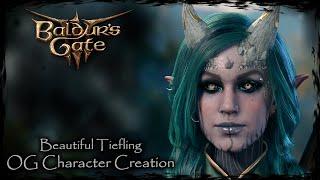 BALDUR'S GATE 3 || Beautiful Tiefling [Original Character #313] - Female Character Creation