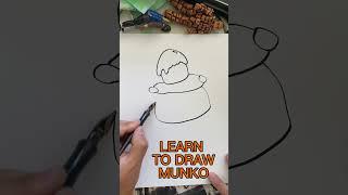 MUNKO Art Tutorial #davidchoe #munko #choeshow #joerogan #podcast #jre #art #draw #drawing #art