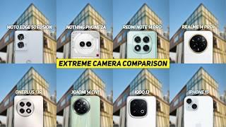 Extreme Camera Comparison  iPhone vs IQOO vs Xiaomi vs OnePlus vs Realme vs Moto vs Nothing!