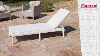 TOOMAX - SIROLO PLUS SUNLOUNGER | Art. 953 - Assembly instructions