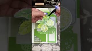 Lime ‍🟩 ASMR Scrapbook Journal With Me #journal #scrapbook #asmr #shorts