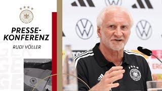 ️ Pressekonferenz der Nationalmannschaft mit Rudi Völler