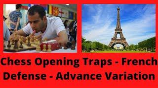 Chess Opening Traps - French Defense - Advance Variation