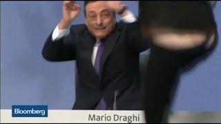 Mario Draghi Attacked by Protester at ECB Press Conference