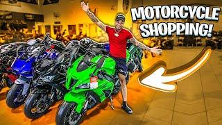 SHOPPING FOR A NEW MOTORCYCLE ! *ZX10R* | BRAAP VLOGS