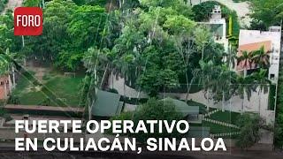 Autoridades despliegan fuerte operativo en Culiacán, Sinaloa -Las Noticias