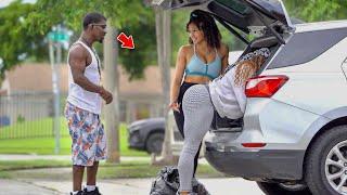 YOGA PANTS PRANK IN THE HOOD! | Part 2