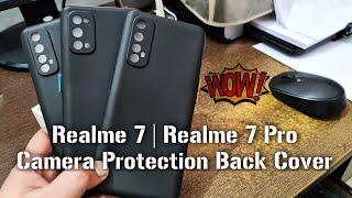 Realme 7 | Realme 7i  | Realme 7 Pro Camera Protector Design Silicon Back Case Cover