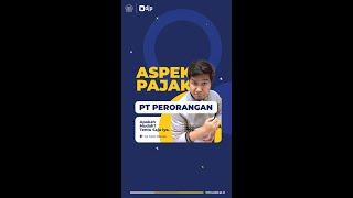 Aspek Pajak PT Perorangan