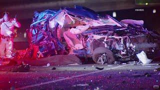 1 Killed in Crash Involving Parked Semi-Truck on 60 Freeway in Pomona