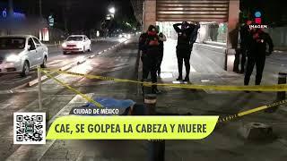 Hombre cae, se golpea la cabeza y muere afuera de estación de Metrobús | Noticias con Francisco Zea