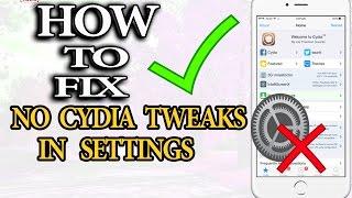 How to fix NO TWEAKS IN THE SETTINGS For ios 9/9.2/9.3.3