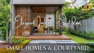 Elegant Small Modern Homes: Inspiring Outdoor Living Spaces, Luxurious Interiors & Focal Decor Ideas