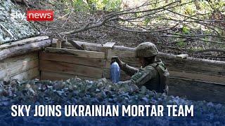 Sky News joins Ukrainian mortar team firing into Russia | Ukraine War