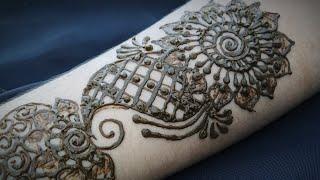 Simple mehndi design for front hand|latest mehndi|Sri Sunitha's Creations