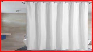 Barossa Design Waterproof Fabric Shower Curtain or Liner Microfiber - Soft Cloth & Hotel Quality