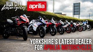 Yorkshire’s LATEST dealer for Aprilia motorcycles - Iron City Motorcycles