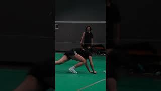 Badminton 1v1 for hotpot... #shorts
