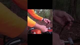 Saw wrench trick #howto #chainsaw #chainsawsafety