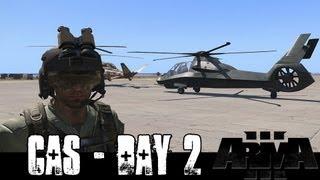 Close Air Support - Day 2 - ArmA 3 Attack Helicopter Gameplay