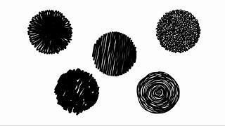 Baby Sensory | Mozart Classical Music Medley | Black White High Contrast | Hand drawn dots fun video