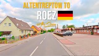 Driving in Germany  from Altentreptow to Roez in June 2024