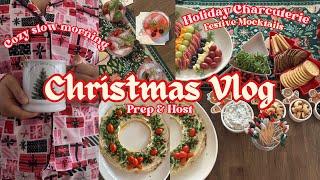 HOLIDAY VLOGChristmas prep and hosting ideas 2024 ️ Easy Christmas Charcuterie #christmasvibes