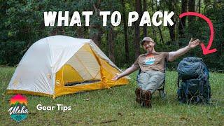 What to pack to go backpacking in Hawaii | Uloha Gear Tips