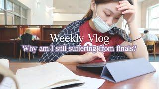 ENG)Why am I still suffering from finals? Where is my vacation? Study with me | Chinese Uni Student