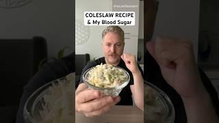 Simple coleslaw recipe that’s easy on  blood sugar. #glucose #bloodsugar #insulin #coleslawrecipe