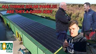 SOLAR PANELS...THE FUTURE IS BRIGHT IN FINNEGANS FARM!