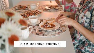 [6 AM DIARIES] Peaceful and Relaxing Morning Routine How to gently start your day at 6 AM?