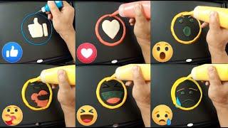 Like Love Care Haha Wow Angry Sad - Facebook Reactions Pancakes -  YUM