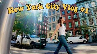 NYC vlog #1 | shops, filming, dinner, live jazz music