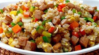 A simple way to become a master of fried rice. If you stir-fry it like this, it's more delicious