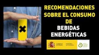 Recomendaciones de consumo de bebidas energéticas. AESAN 2022