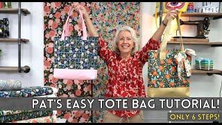 How To Sew Your Own Easy Tote Bag In 6 Steps