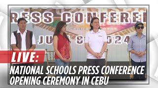 Vice President Sara Duterte attends National Schools Press Conference opening ceremony in Cebu