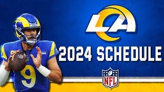 Los Angeles Rams 2024 Schedule Release - NFL Gameplan