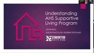 Understanding Alberta Health Services Supportive Living Program