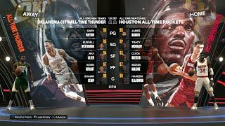 NBA 2K24 - All-Time Seattle Supersonics @ All-Time Houston Rockets - NBA 2K Game Requests