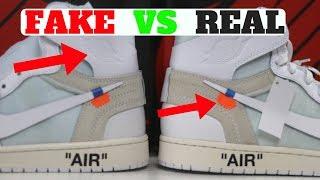 FAKE vs REAL: Air Jordan 1 Retro x Off-White Detailed Comparison!