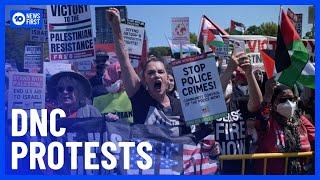 DNC DAY 1: Protests Descend on Democratic National Convention in Chicago | 10 News First