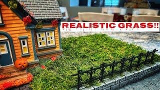 Realistic Grass for Halloween Villages and Vignettes