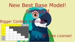StableLM: The New Best Open Source Base Models For GPT Apps!