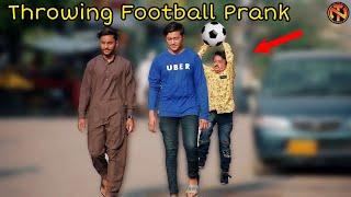 Throwing Football Prank - Funny Public Prank | New Talent