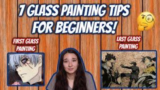 THINGS I WISH I KNEW WHEN I STARTED REVERSE GLASS PAINTING! (7 Tips for Beginners!)